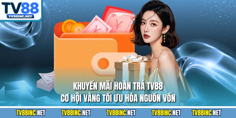 Khuyến mãi hoàn trả tv88 cơ hội vàng tối ưu nguồn vốn